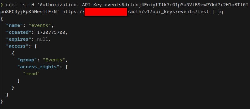 api key test